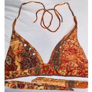 Spanish Style Swim Top and Bottoms